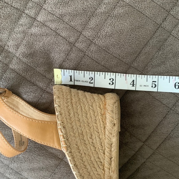 White Mountain Natural Rhinestone Wedges/Espadrilles size 9.5 - Picture 17 of 17